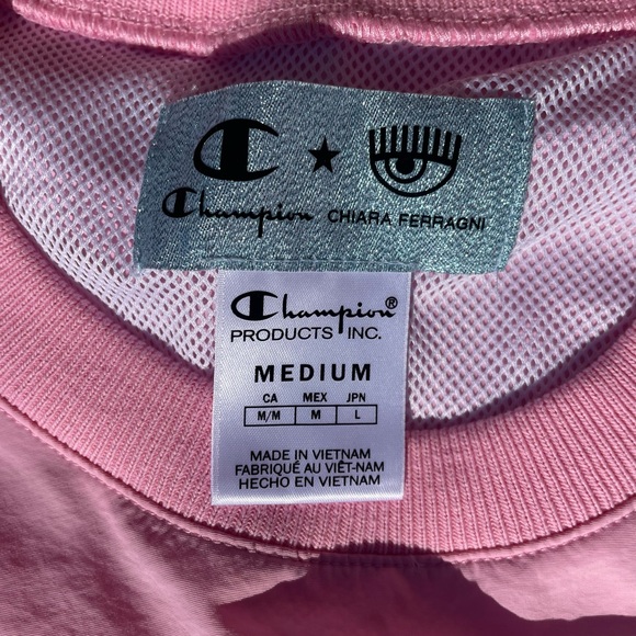 Chiara Ferragni x Champion Collab Pink Sweatshirt, Size M - Picture 5 of 16